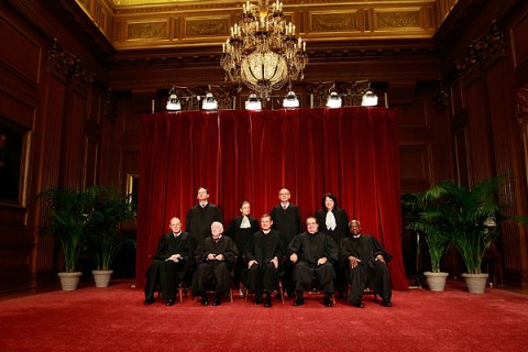 U.S. Supreme Court Justices Pose For Group Photo