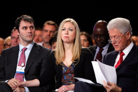 Marc Mezvinsky, Chelsea Clinton, Bill Clinton