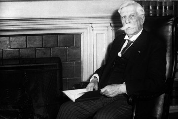 image: Oliver Wendell Holmes, U.S. Supreme Court justice, in the library of his Washington D.C. home, March 2, 1931.