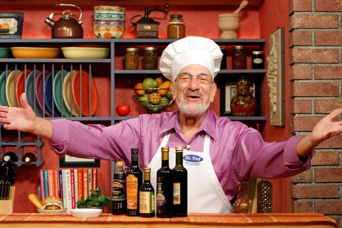 image: Art Ginsburg, known as Mr. Food, is shown during TV rehearsal in Fort Lauderdale, Florida on Oct. 14, 2010. 