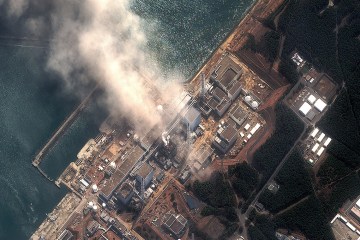 Image: The Fukushima Dai-ichi Nuclear Power plant after a massive earthquake and subsequent tsunami on March 14, 2011 in Futaba, Japan