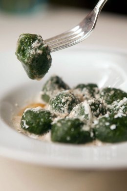 image: Spinach Gnocchi from Vetri in Philadelphia, Pa.