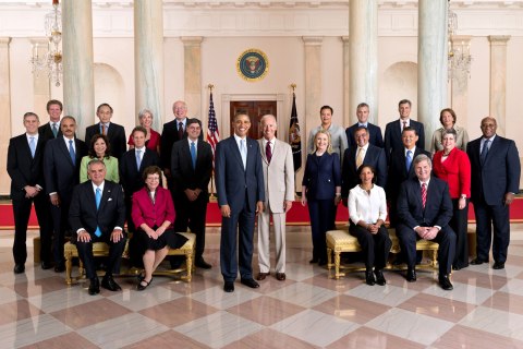 Image: Official Photo of President Obama and his Cabinet