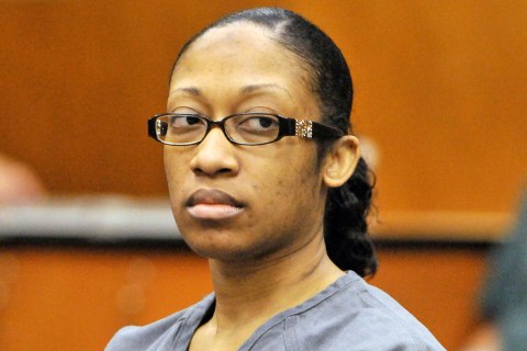 Marissa Alexander in a Duval County courtroom in Jacksonville, Fla., on May 3, 2012.