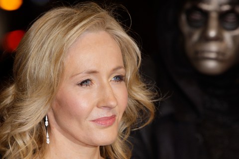 J.K. Rowling arrives at the World Premiere of Harry Potter and the Deathly Hallows Part 1 in London, on Nov. 11, 2010.