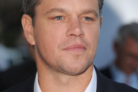 Matt Damon at the "Elysium" premiere in Los Angeles on Aug. 7, 2013.