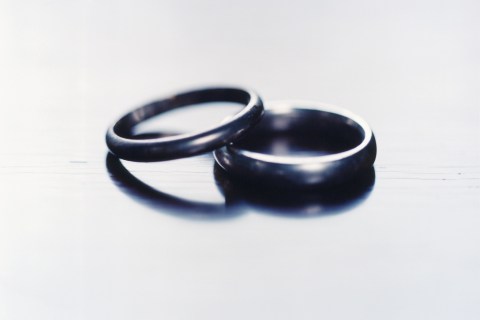 Wedding rings, close-up