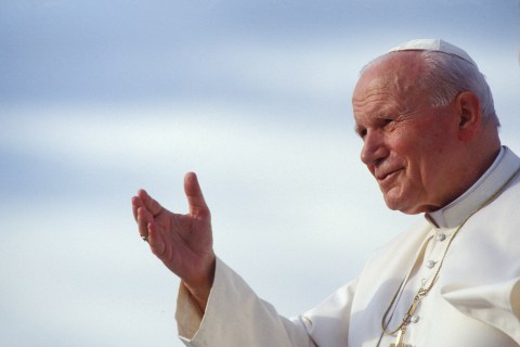 John Paul II in Papua, Indonesia in January,1995.