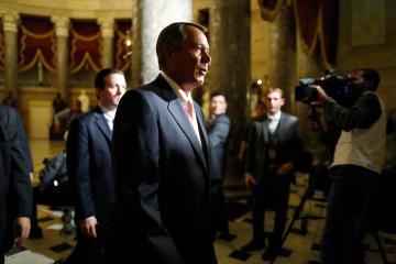 U.S. House Speaker John Boehner at the U.S. Capitol in Washington, D.C., on Sept. 30, 2013.