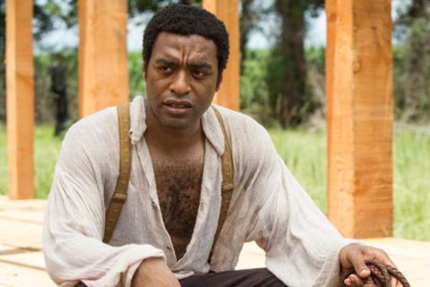 Chiwetel Ejiofor as Solomon Northup in 12 Years A Slave.