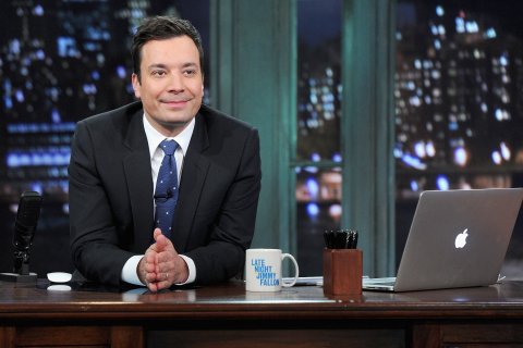 Jimmy Fallon hosts "Late Night With Jimmy Fallon" at Rockefeller Center on January 28, 2014 in New York City. 